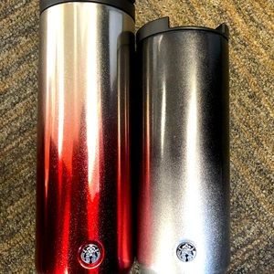 Starbucks metal tumblers